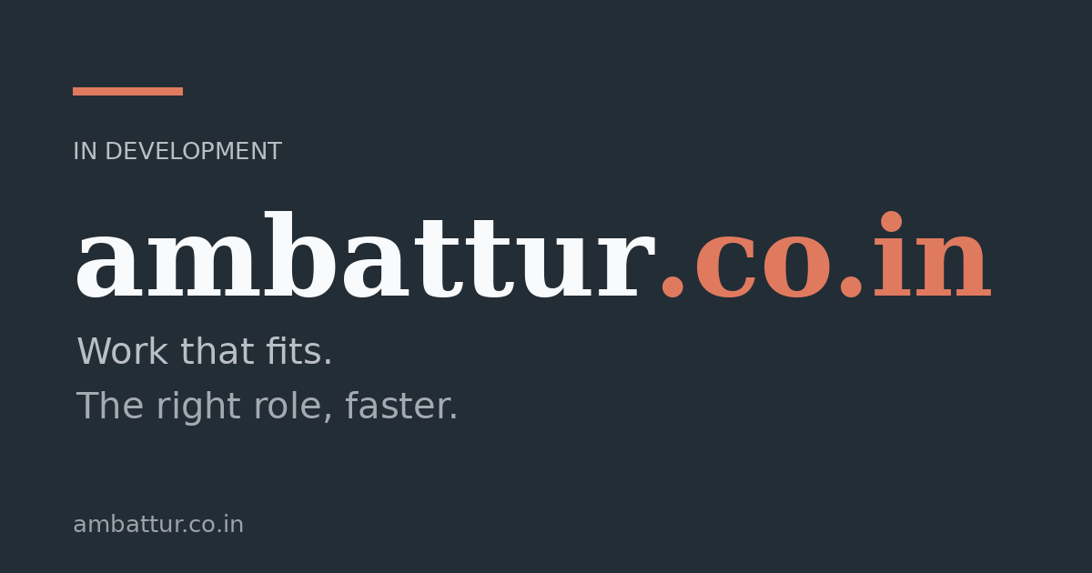 Link preview image for ambattur.co.in